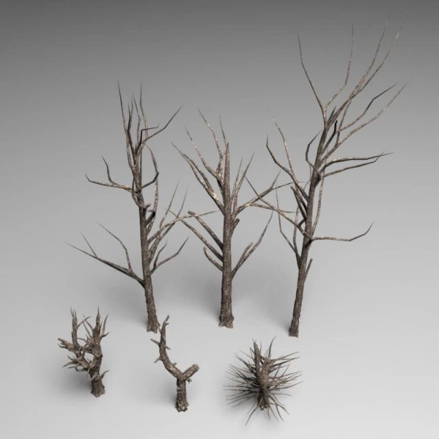 dead tree 3D Model .c4d .max .obj .3ds .fbx .stl .blend