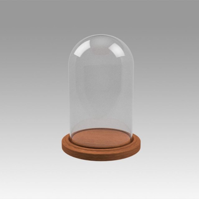 dome glass Modelo 3D .c4d .max .obj .3ds .fbx .stl .blend 
