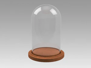 c&uacute;pula de cristal Modelo 3D