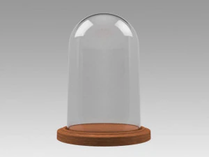 c&uacute;pula de cristal Modelo 3D