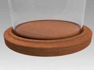 c&uacute;pula de cristal Modelo 3D