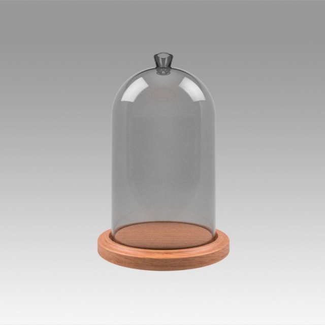 dome glass 3D Model .c4d .max .obj .3ds .fbx .stl .blend 