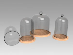 Kuppelglas 3D Modell