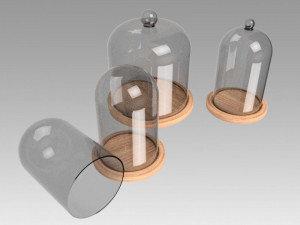 dome glass Modèle 3D