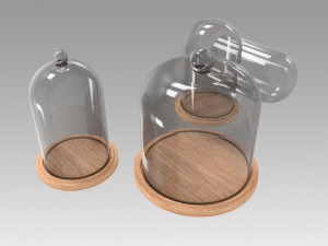dome glass Modèle 3D