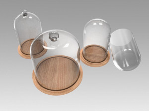 dome glass Modèle 3D