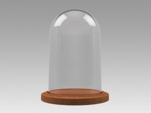 dome glass Modèle 3D