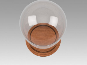 dome glass Modèle 3D