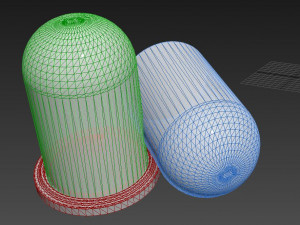 dome glass Modèle 3D