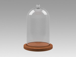 dome glass Modèle 3D