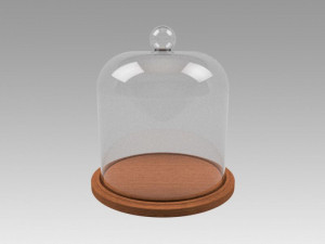dome glass Modèle 3D