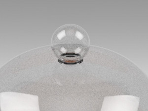 dome glass Modèle 3D