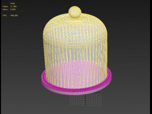 dome glass Modèle 3D