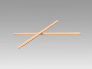 드럼 스틱 3D 모델