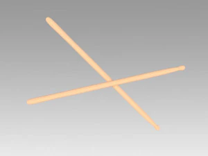 drum sticks 3D Model