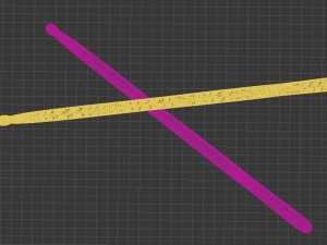 drum sticks Model 3D
