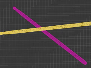 drum sticks 3D Model