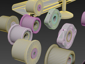 engineering parts for conveyors 3D Модель
