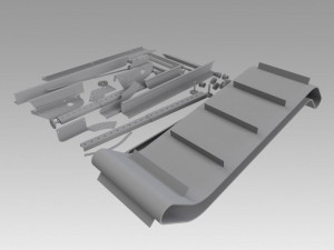 engineering parts for conveyors 3D Модель