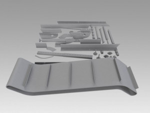 engineering parts for conveyors 3D Модель