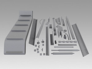 engineering parts for conveyors 3D Модель