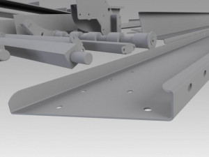 engineering parts for conveyors 3D Модель