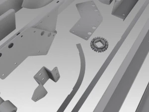 engineering parts for conveyors 3D Model