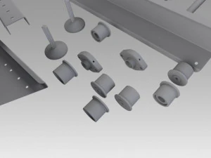 engineering parts for conveyors 3D Model