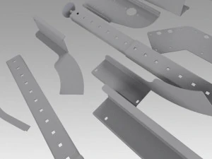 engineering parts for conveyors 3D Model