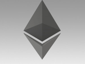 ethereum crypto currency 3D Model