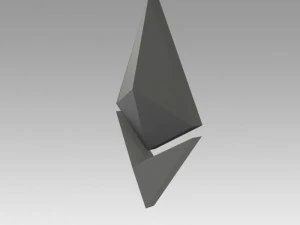 ethereum crypto currency 3D Model