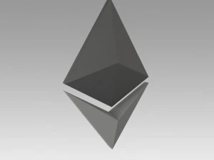 ethereum crypto currency 3D Model