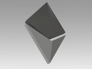 ethereum crypto currency 3D Model