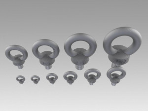 eyebolt set 3D Модель