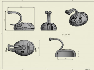 farscape drd Modello 3D