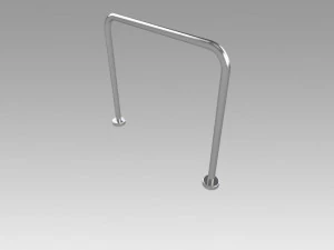 pipe fencing 3D Model