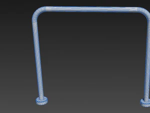 pipe fencing 3D Model
