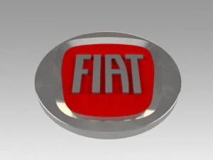 fiat logo 3D Model