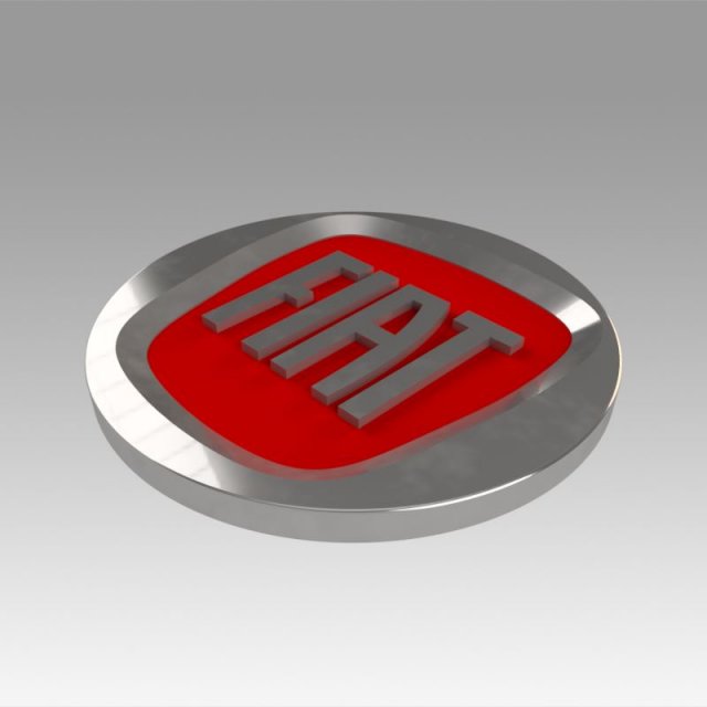 fiat logo 3D Model in Other 3DExport