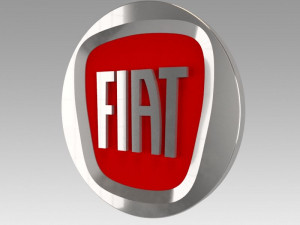 fiat logo Modelo 3D