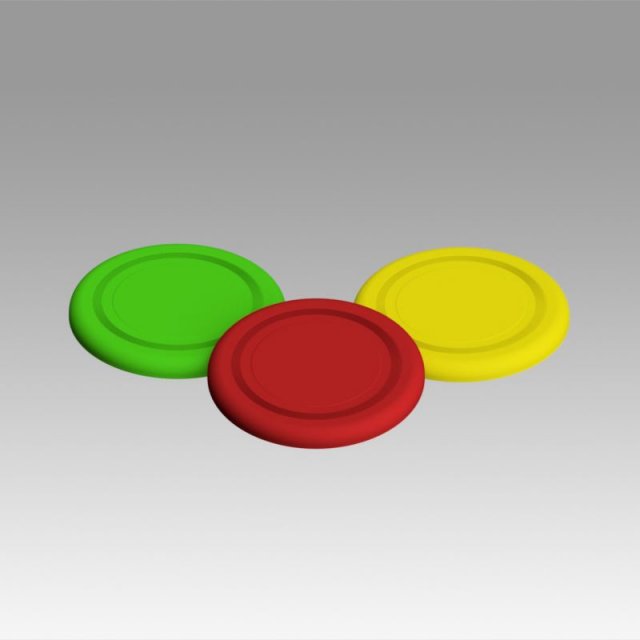 frisbee 3D मॉडल .c4d .max .obj .3ds .fbx .stl .blend 