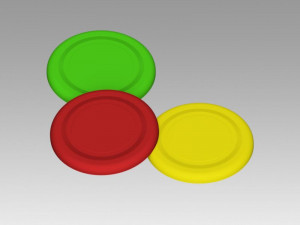 frisbee 3D मॉडल