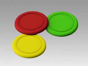 frisbee 3D मॉडल