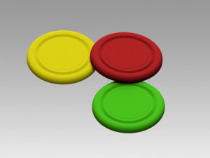 frisbee 3D मॉडल