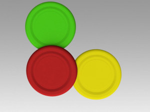 frisbee 3D मॉडल