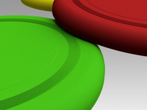 frisbee 3D मॉडल