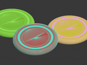 frisbee 3D मॉडल