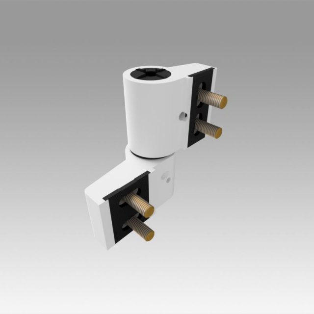 hinge for plastic doors Modello 3D .c4d .max .obj .3ds .fbx .stl .blend 