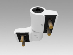 hinge for plastic doors Modello 3D