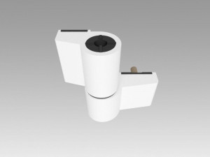 hinge for plastic doors Modello 3D